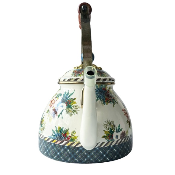 Mackenzie-Childs Highbanks Tea Kettle - NEW - Picture 4 of 12